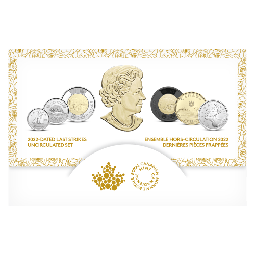 Ensemble de 6 pièces hors-circulation Dernières pièces frappées 2022 | Monnaie royale canadienne