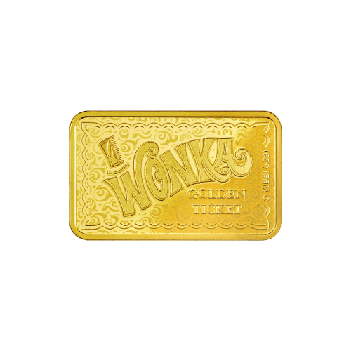 Lingot 5 grammes en or Ticket d'or Willy Wonka | PAMP Suisse