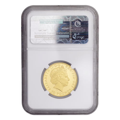 Ensemble de 5 pièces en or Britannia PF-69 2014 | La Monnaie royale