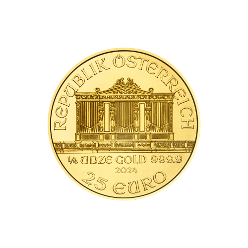 1/4 oz 2024 Austrian Philharmonic Gold Coin | Austrian Mint