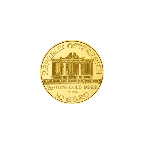 1/10 oz 2024 Austrian Philharmonic Gold Coin | Austrian Mint