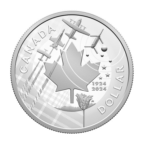 Pièce 3/4 once d'argent épreuve numismatique 100e anniversaire de l'Aviation royale canadienne 2024 | Monnaie royale canadienne