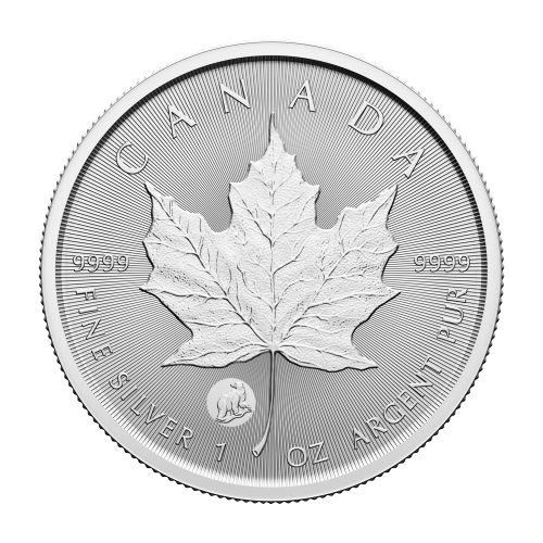 1 oz 2024 Treasured Maple Leaf Polar Bear Privy Mark First Strike Silver Coin | Royal Canadian Mint