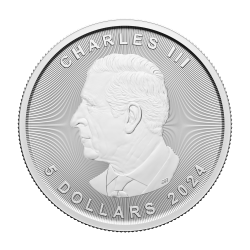 Pièce 1 once d'argent Précieuse feuille d'érable Marque d'atelier Année du Dragon 2024 | Monnaie royale canadienne