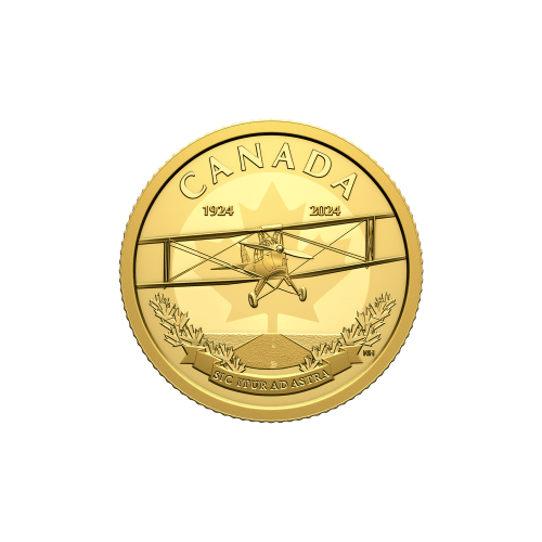 1/4 oz 2024 100th Anniversary of the Royal Canadian Airforce Gold Coin | Royal Canadian Mint