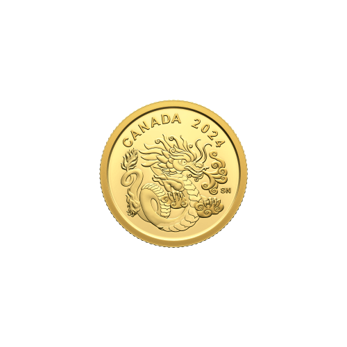 Pièce 1/20 once d'or Dragon spirituel 2024 | Monnaie royale canadienne