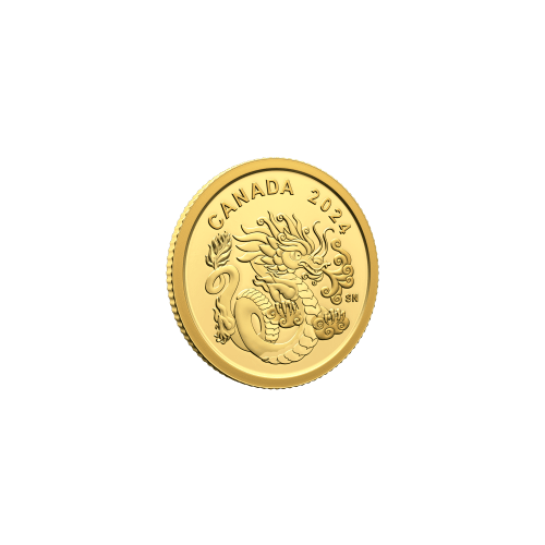 Pièce 1/20 once d'or Dragon spirituel 2024 | Monnaie royale canadienne