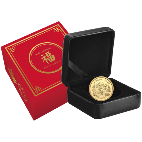 Pièce 1/20 once d'or Dragon spirituel 2024 | Monnaie royale canadienne