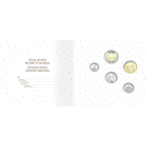 Ensemble-cadeau de 5 pièces Nouveau-né 2024 | Monnaie royale canadienne