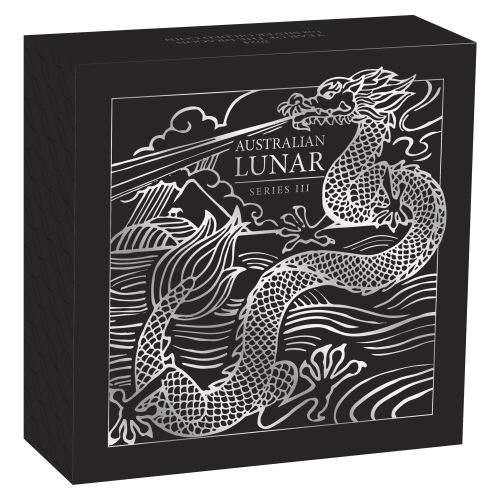 1 oz 2024 Lunar Year of the Dragon Gilded Silver Coin | Perth Mint