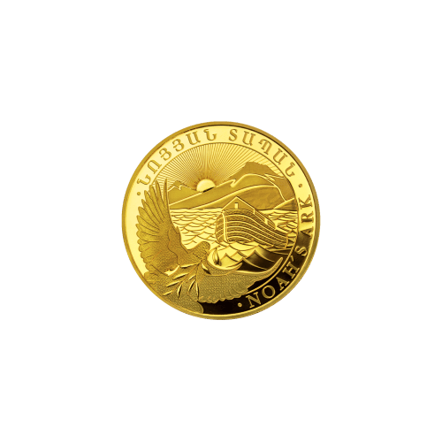 1 gram 2024 Armenian Noah's Ark Gold Coin | Geiger Edelmetalle