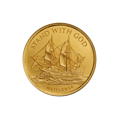1/4 oz Mayflower Gold Round