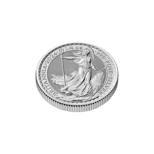 Pièce 1/4 once d'argent Britannia 2024 | La Monnaie royale