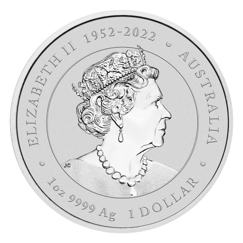 Pièce 1 once d'argent coloré violet Lunaire Année du Dragon 2024 dans une carte | Monnaie de Perth