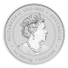Pièce 1 once d'argent coloré violet Lunaire Année du Dragon 2024 dans une carte | Monnaie de Perth