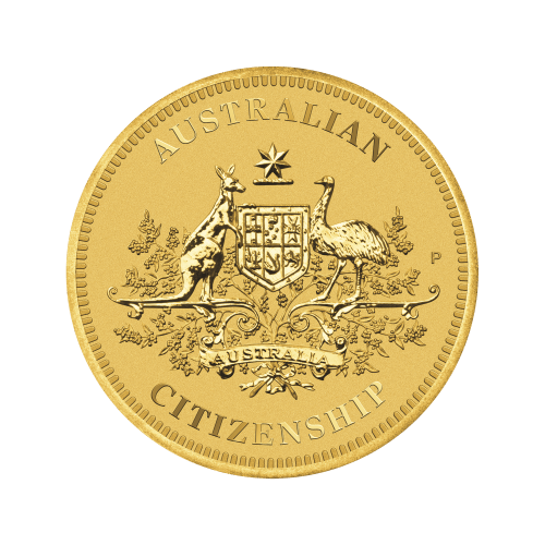 $1 2024 Australian Citizenship Bronze Coin in Card | Perth Mint