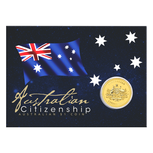 $1 2024 Australian Citizenship Bronze Coin in Card | Perth Mint