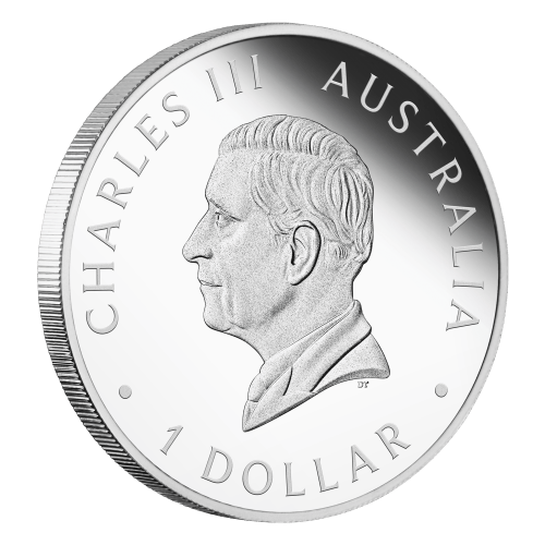 1 oz 2024 First Issue Australian Kangaroo King Charles III Silver Coin | Perth Mint