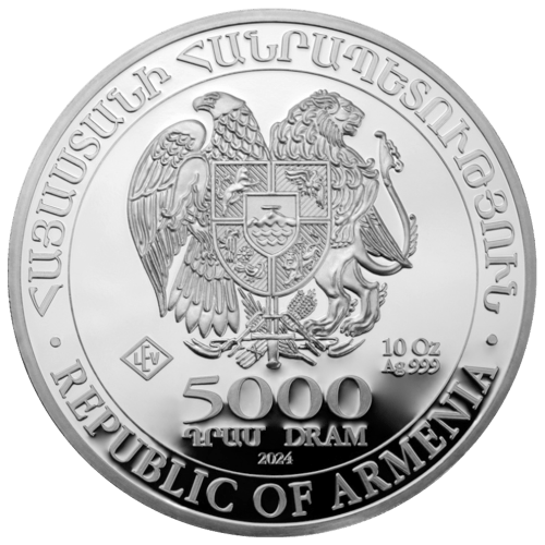 10 oz 2024 Armenian Noah's Ark Silver Coin | Geiger Edelmetalle