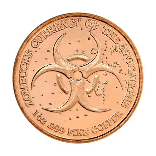 1 oz Zombucks World: Kangaruin Copper Round | Sunshine Minting