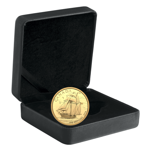 1/2 oz 2024 Tall Ships: Topsail Schooner Gold Coin | Royal Canadian Mint