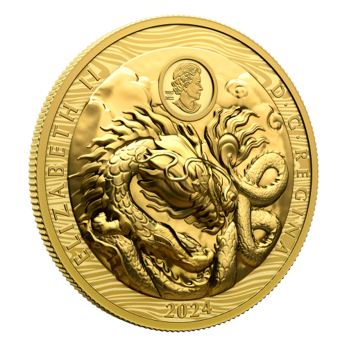 Pièce 6 onces en or Année lunaire du Dragon 2024 | Monnaie royale canadienne
