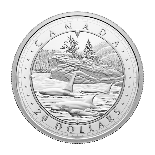 1 oz 2024 This is Canada Wondrous Waters: Pacific Coast Silver Coin | Royal Canadian Mint
