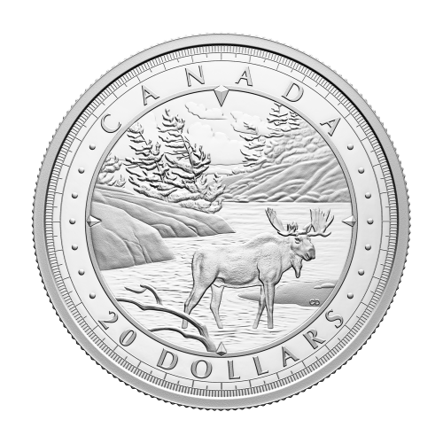 1 oz 2024 This is Canada Wondrous Waters: Great Lakes Silver Coin | Royal Canadian Mint