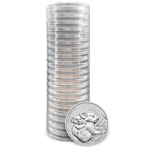 Roll of 20 x 1 oz 2023 Australian Koala Silver Coin | Perth Mint