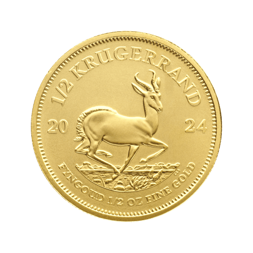 1/2 oz 2024 Krugerrand Gold Coin | Rand Refinery