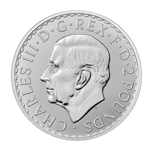 Tube of 25 x 1 oz 2023 Britannia: King Charles III Silver Coin | The Royal Mint