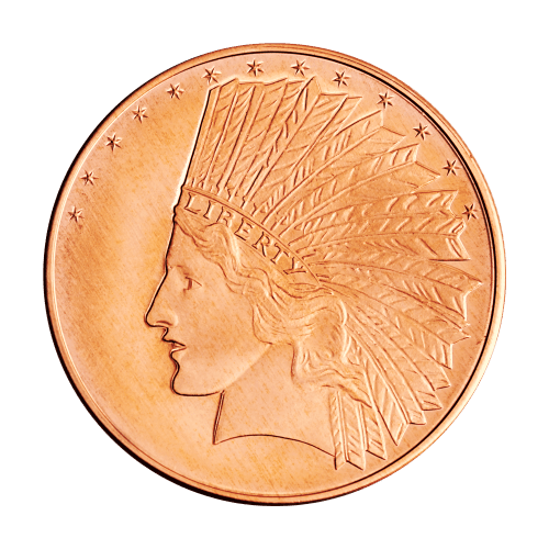 1 oz Indian Head Copper Round