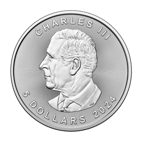 1 oz 2024 Canadian Maple Leaf Silver Coin | Royal Canadian Mint