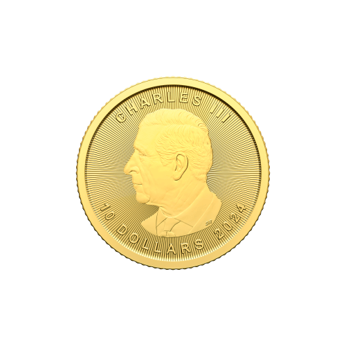 Pièce 1/4 once d'or Feuille d'érable canadienne 2024 | Monnaie royale canadienne