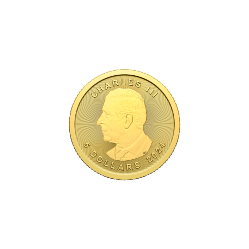 Pièce 1/10 once d'or Feuille d'érable canadienne 2024 | Monnaie royale canadienne