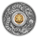 Pièce 1 once d'argent Année lunaire du Dragon Charme rotatif antique 2024 | Monnaie de Perth
