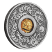 Pièce 1 once d'argent Année lunaire du Dragon Charme rotatif antique 2024 | Monnaie de Perth