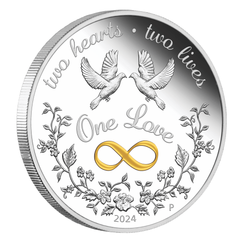 1 oz 2024 One Love Proof Silver Coin | Perth Mint