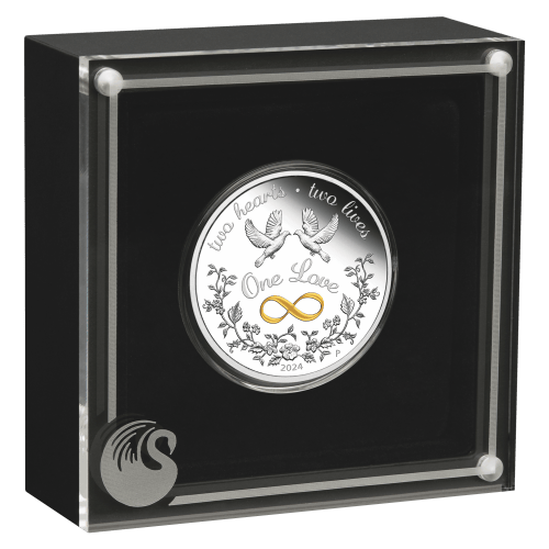 1 oz 2024 One Love Proof Silver Coin | Perth Mint