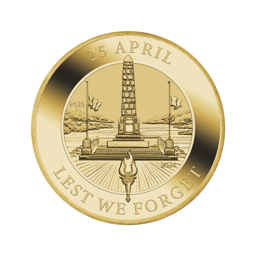 $1 2024 Anzac Day Bronze Coin in Card | Perth Mint