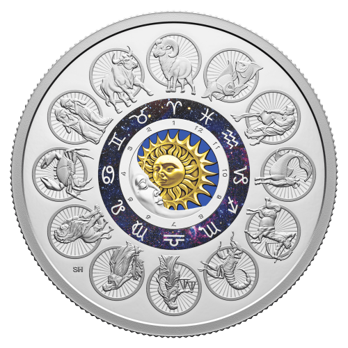 2 oz 2024 Signs of The Zodiac Silver Coin | Royal Canadian Mint