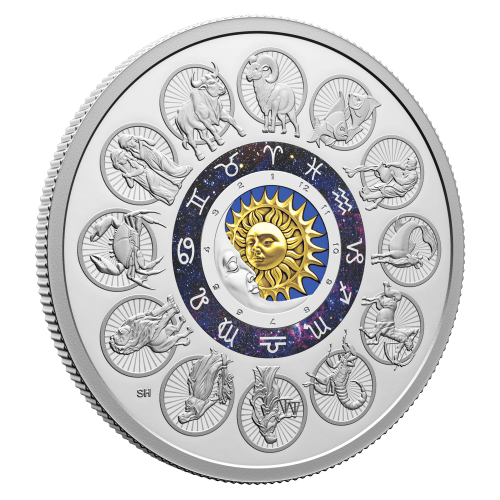 2 oz 2024 Signs of The Zodiac Silver Coin | Royal Canadian Mint