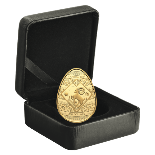 Pièce d'or en forme d’œuf Pyssanka 2024 | Monnaie royale canadienne