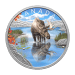 1 oz 2024 Wildlife Reflections: Moose Silver Coin | Royal Canadian Mint