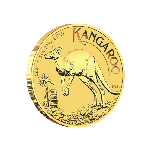 1/2 oz 2024 Australian Kangaroo Gold Coin | Perth Mint