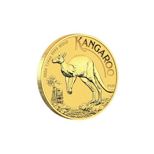 1/4 oz 2024 Australian Kangaroo Gold Coin | Perth Mint