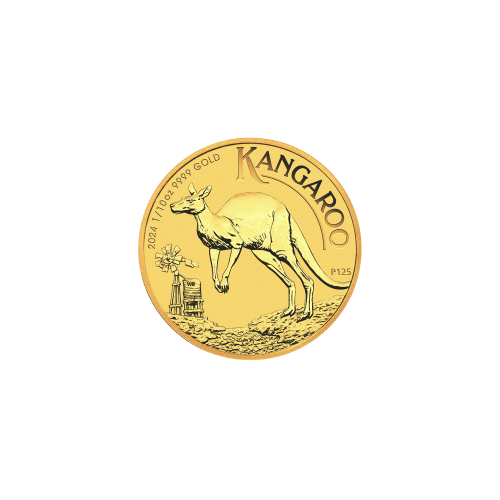 1/10 oz 2024 Australian Kangaroo Gold Coin | Perth Mint