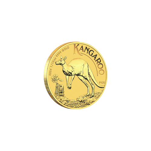 1/10 oz 2024 Australian Kangaroo Gold Coin | Perth Mint